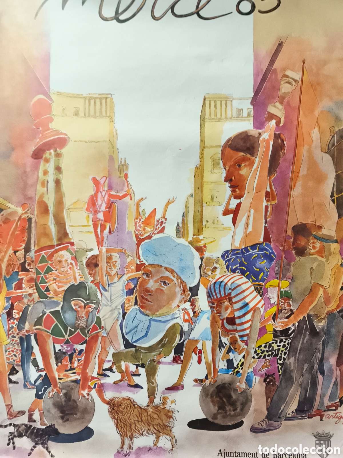 Carteles Feria: Cartel festes Merce 1983, Francesc Artigau