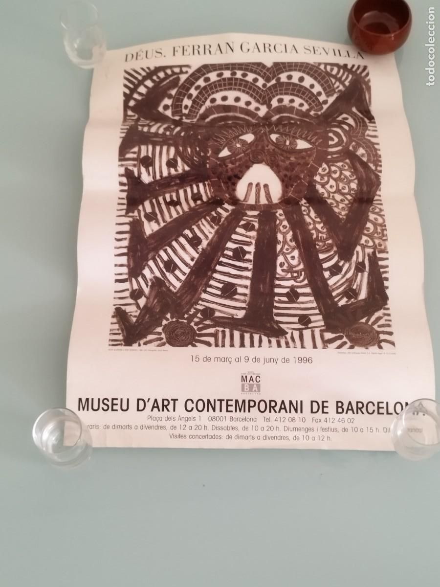 Affissi Fiera: Cartel exposici&oacute;n Ferran Garc&iacute;a Sevilla en el Museu d'Art Contemporani de Barcelona MACBA. Gaudi art
