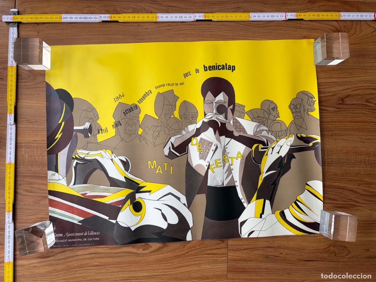Carteles Feria: Cartel poster original Mat&iacute; de festa 1984 Vicent Benicalap Valencia