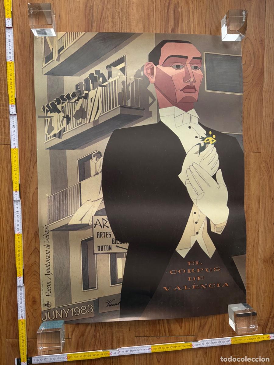 Carteles Feria: Poster Cartel El corpus de Valencia 1983 Vicent Martinez Vicente