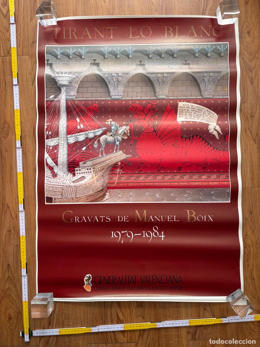 Carteles Feria: Cartel Poster Gravats de Manuel Boix 1979-1984 Valencia Tirant lo blanc