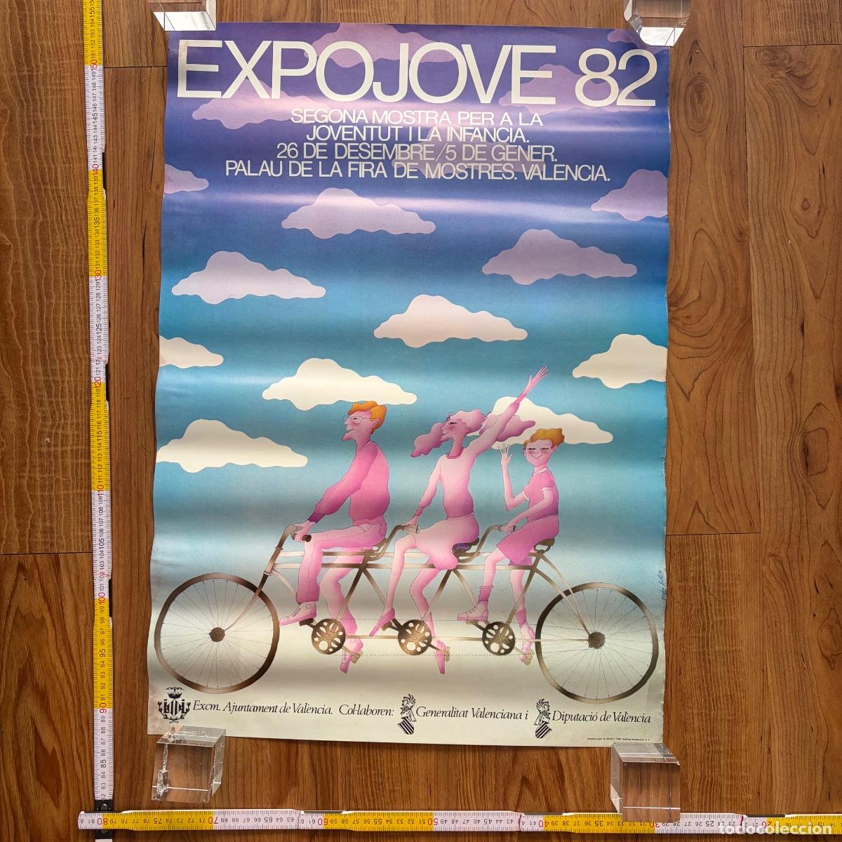 Carteles Feria: Cartel Poster Expojove 82 Rafo Hernandez 1982 Expo Jove Valencia