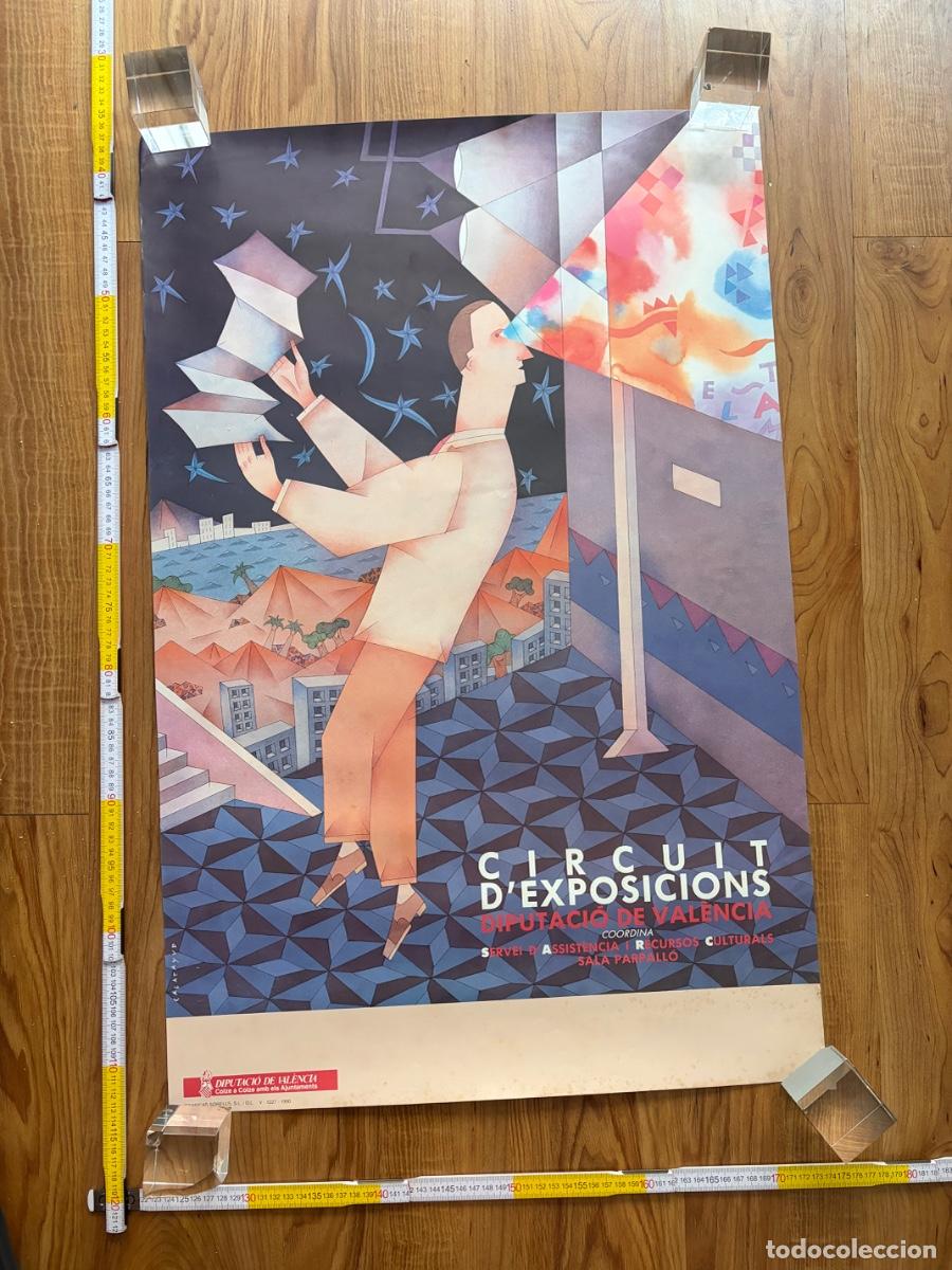Carteles Feria: Cartel Poster Miguel Calatayud Circuit exposicions 1990 Valencia