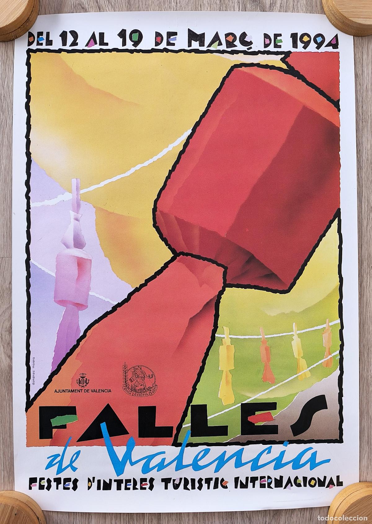 Carteles Feria: RW CARTEL FALLAS VALENCIA 1994 DOMENEC MORERA CF76