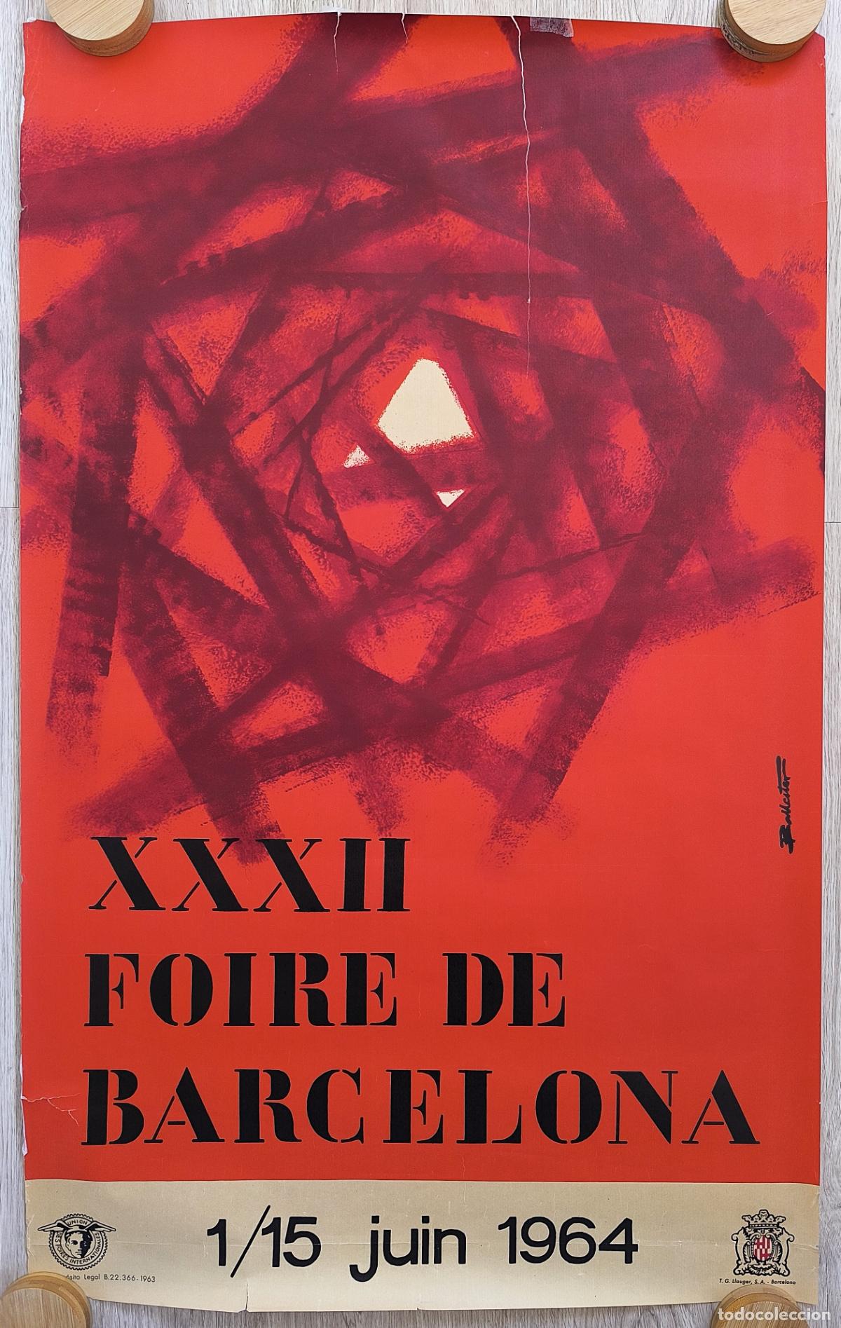 Affissi Fiera: RW CARTEL FERIA BARCELONA 1964 XXXII BALLESTER CFF147