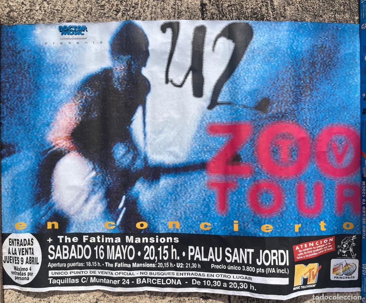 Fair Posters: Cartel original de U2 Zoo Tour Barcelona 1992 Palau Sant Jordi.