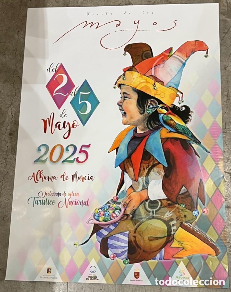 Carteles Feria: Cartel. Fiesta de Los Mayos. Alhama de Murcia. 2025.
