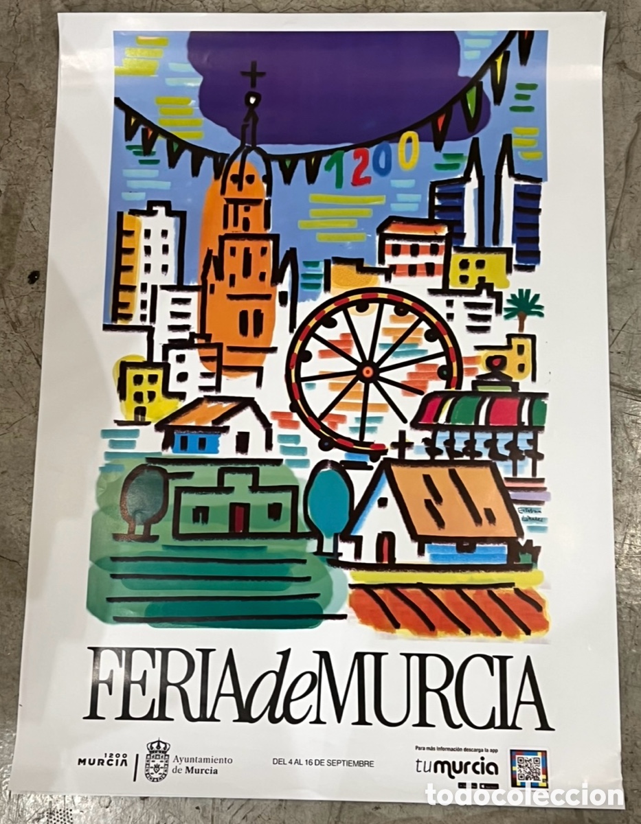 Carteles Feria: Cartel. Feria de Murcia. Esteban Linares. 2025.
