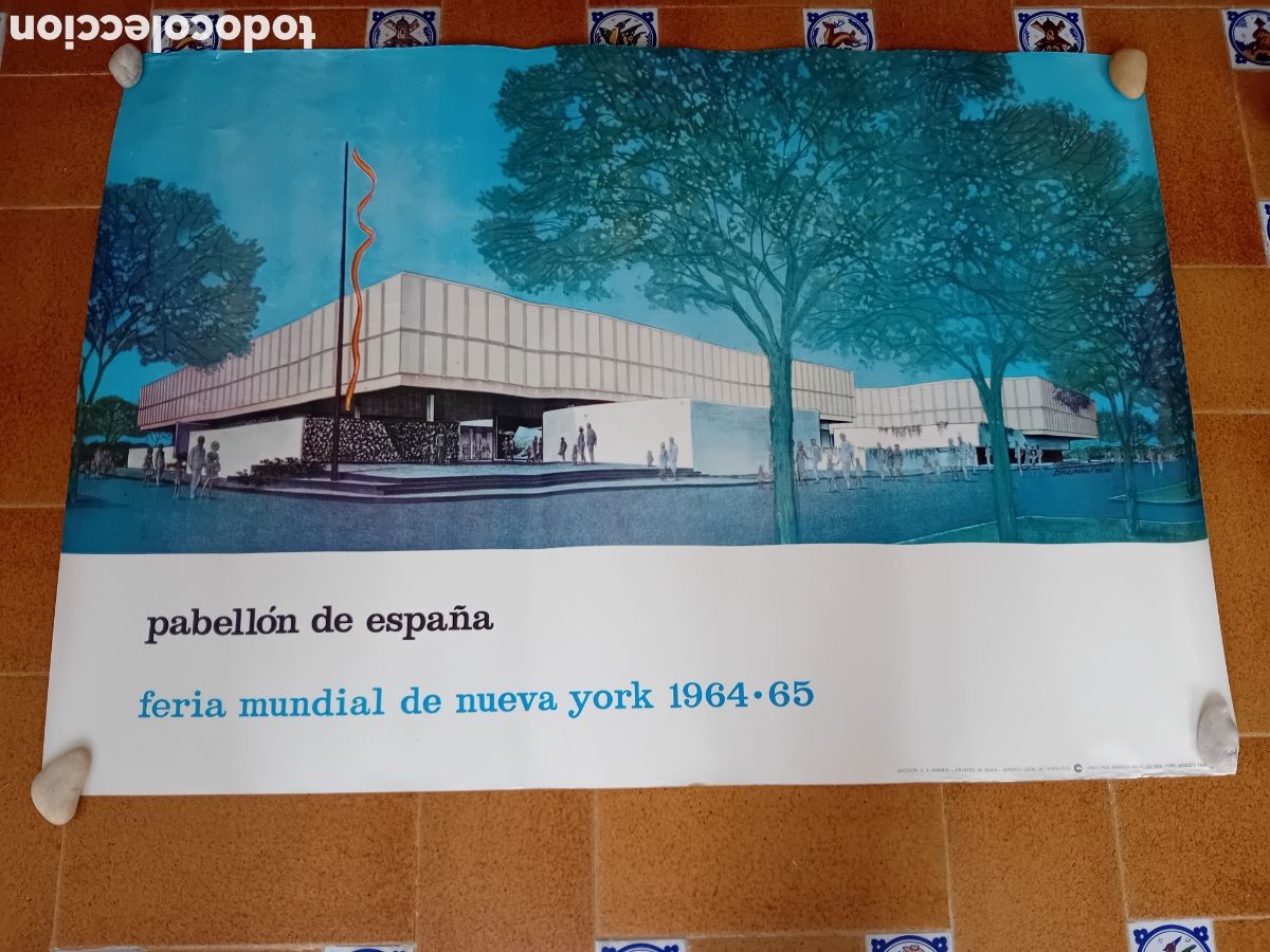 Carteles feria: Feria mundial de nueva york Espa&ntilde;a 1964-1965