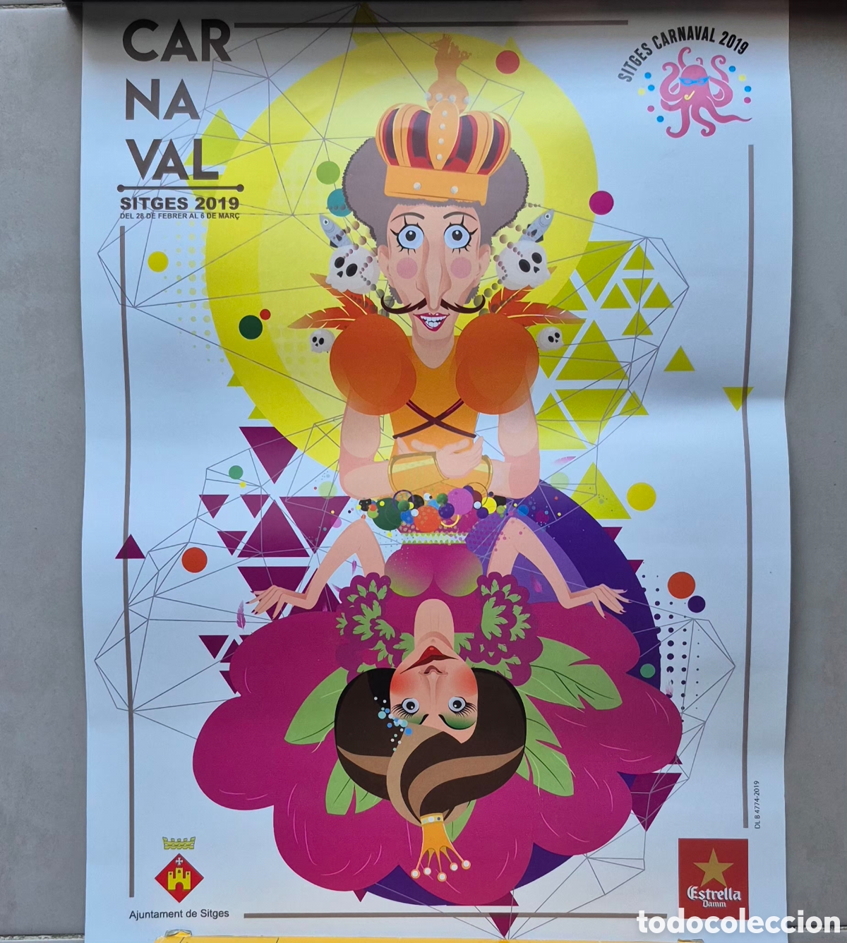 Carteles feria: CARTEL, P&Oacute;STER - CARNAVAL 2019 DE SITGES