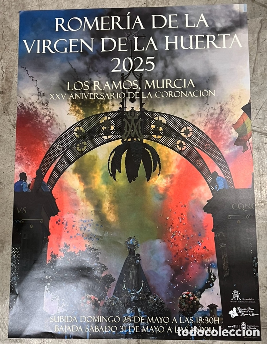 Carteles feria: Cartel. Romer&iacute;a de la Virgen de La Huerta. Los Ramos. Murcia. 2025.