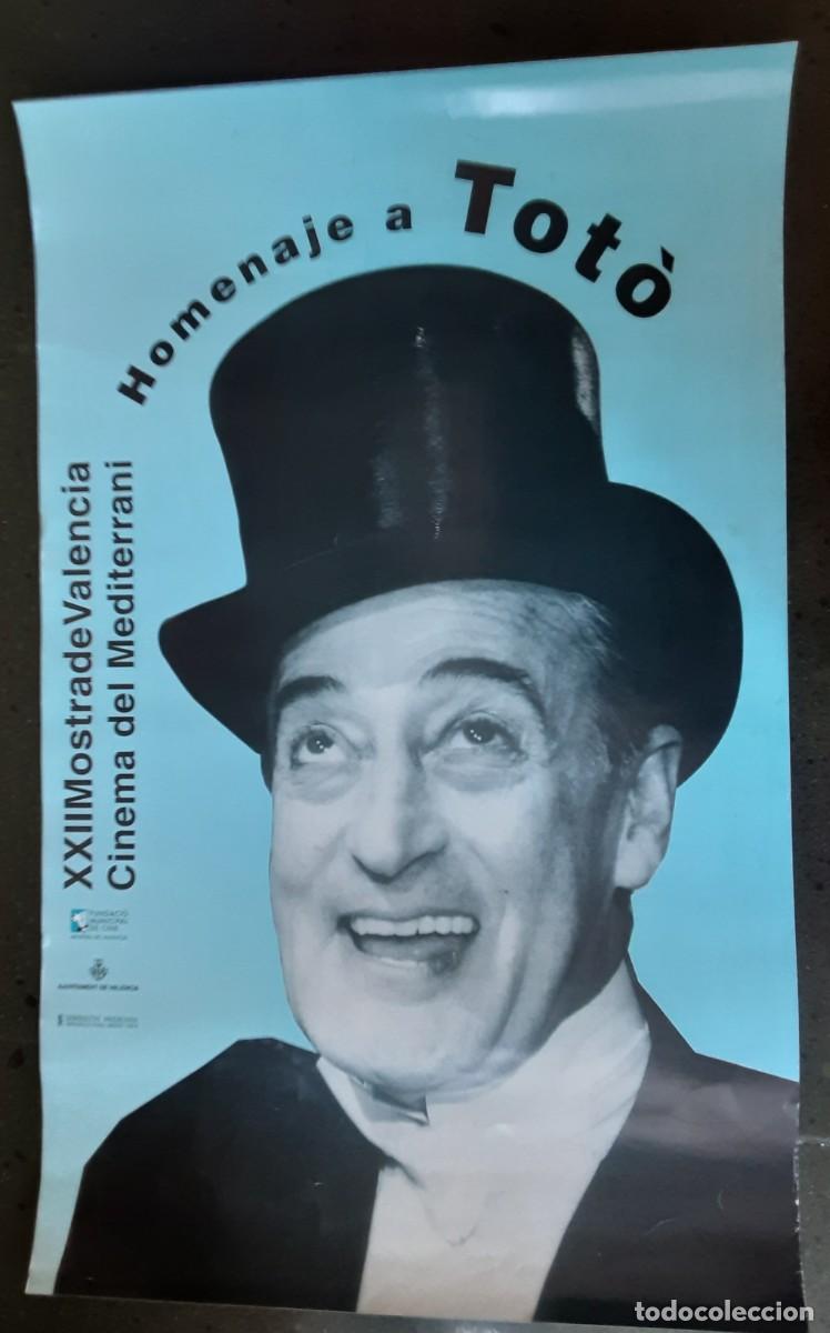 Carteles feria: Cartel XXII MOSTRA DE CINEMA DEL MEDITERR&Aacute;NI, VALENCIA 2001, HOMENAJE A TOT&Oacute;
