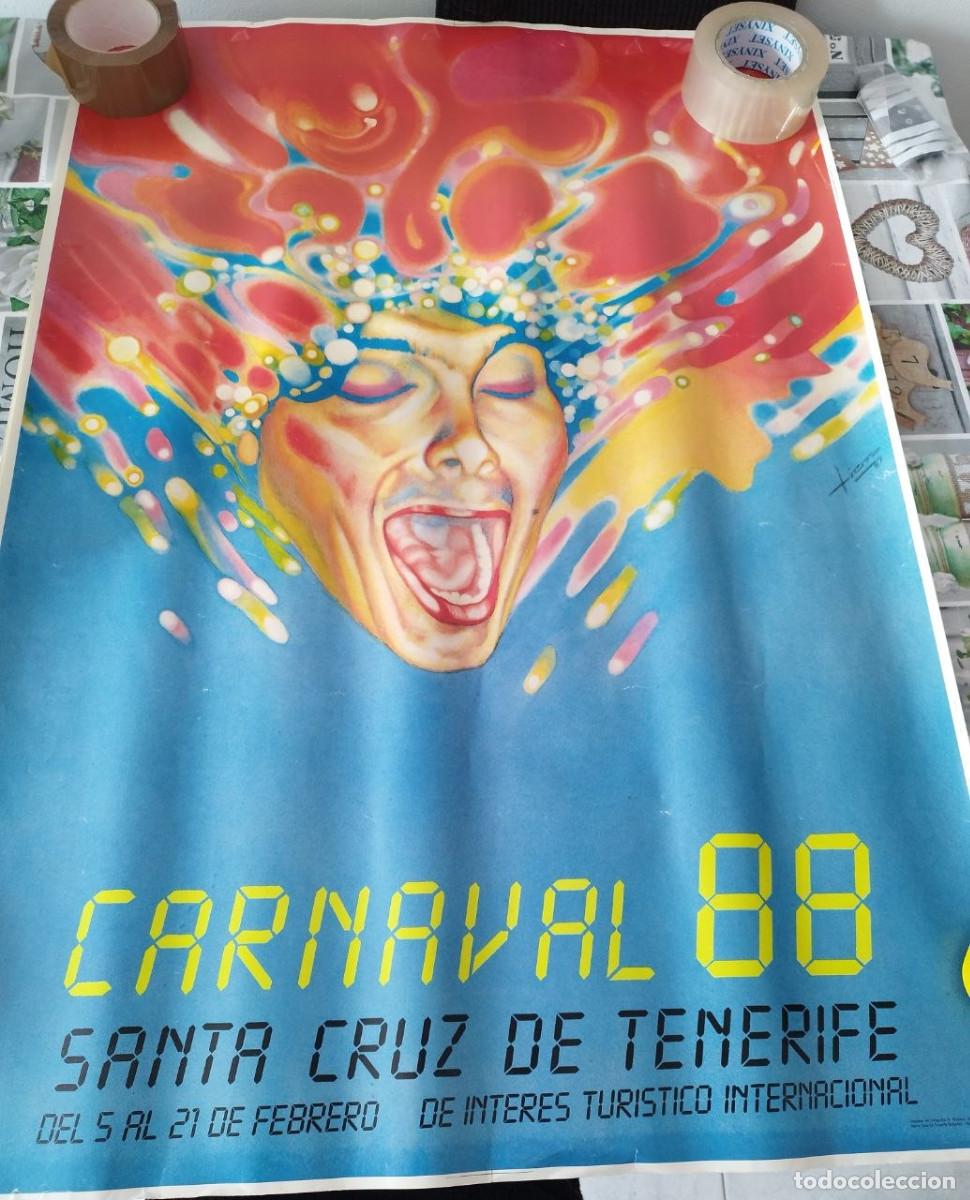 Carteles feria: Cartel Carnaval 1988 Santa Cruz de Tenerife Grande