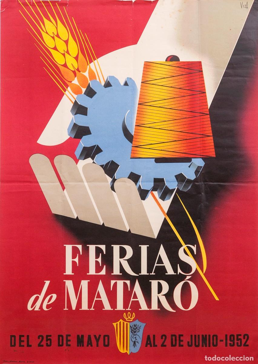 Carteles feria: FERIAS DE MATAR&Oacute; 1952 - CARTEL - VIZA