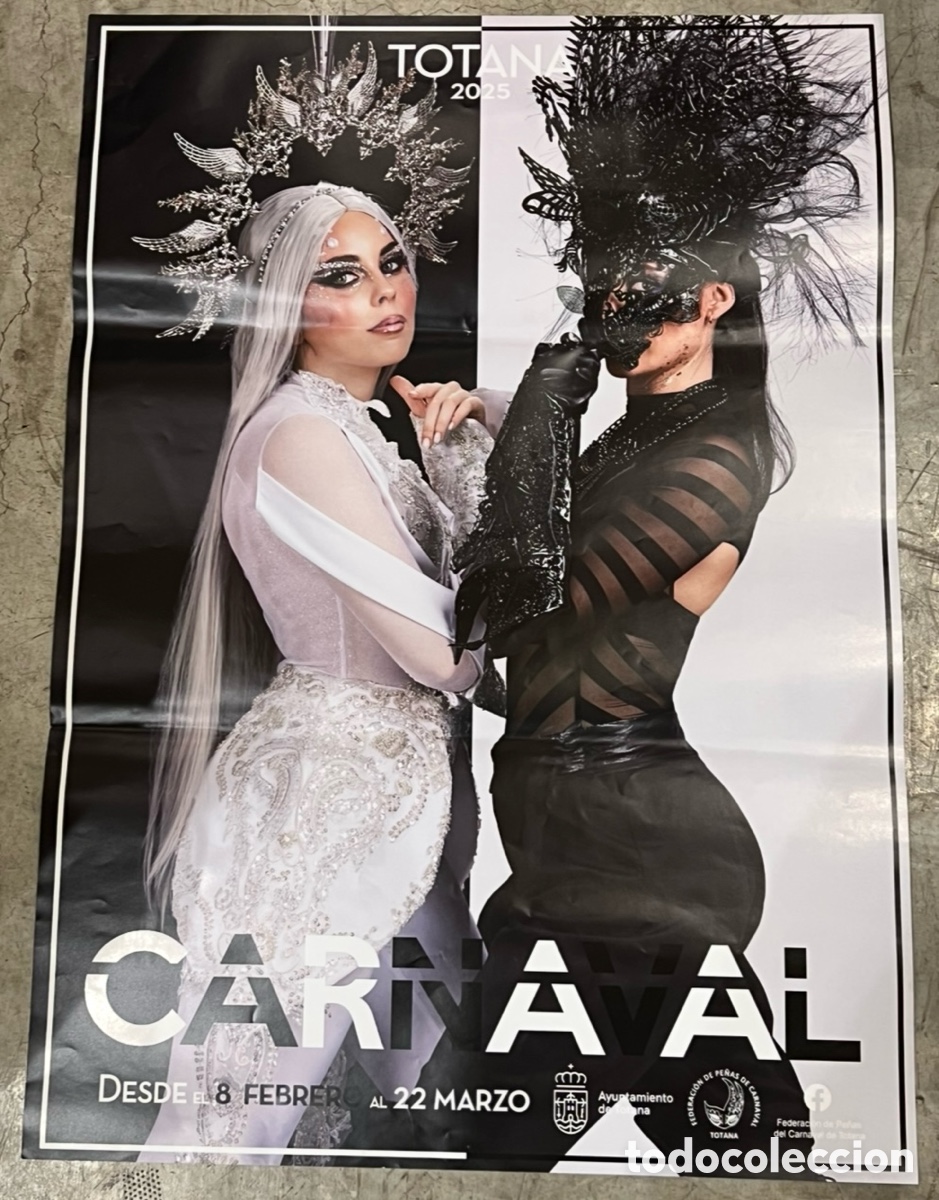 Carteles feria: Cartel. Carnaval. Totana. Murcia. 2025.