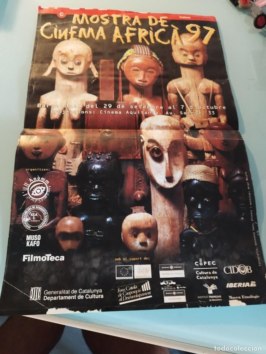 Carteles feria: Poster, cartel Mostra de Cinema Afric&agrave; 97. Barcelona 1997.