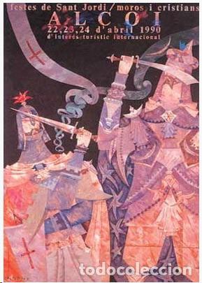 Carteles feria: Cartel fiestas Moros y Cristianos Alcoi 1990