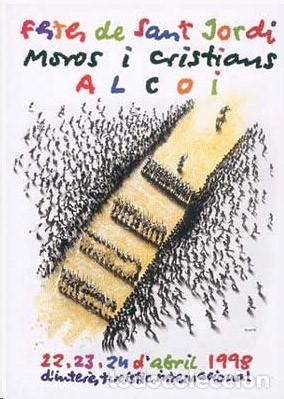 Carteles feria: Cartel fiestas Moros y Cristianos Alcoi 1998