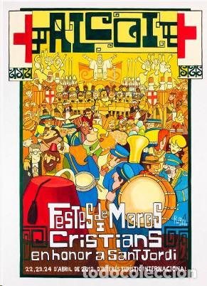Carteles feria: Cartel fiestas Moros y Cristianos Alcoi 2012