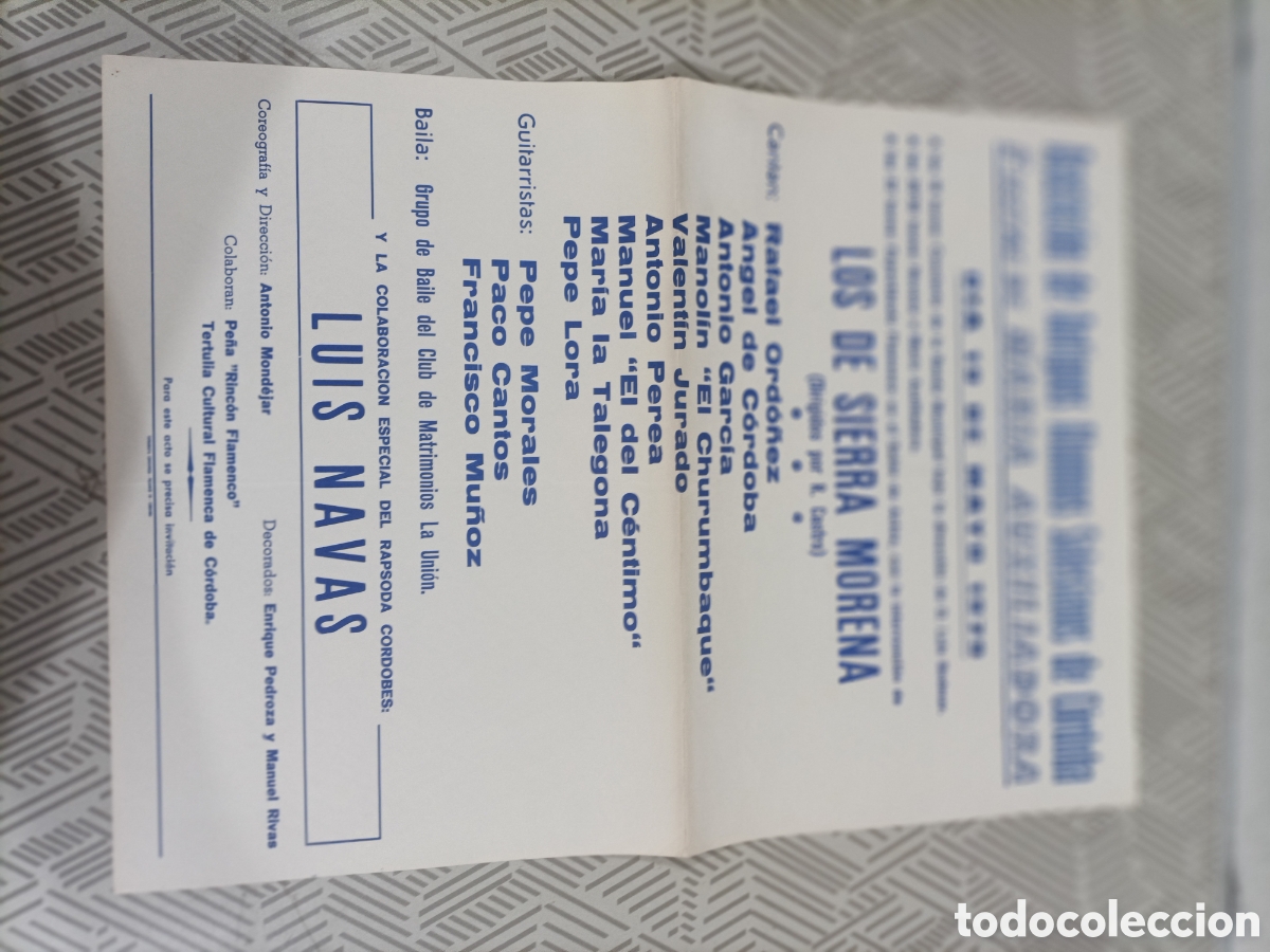 Carteles feria: Antiguo cartel flamenco Fiestas de Mar&iacute;a Auxiliadora 1979. Cordoba