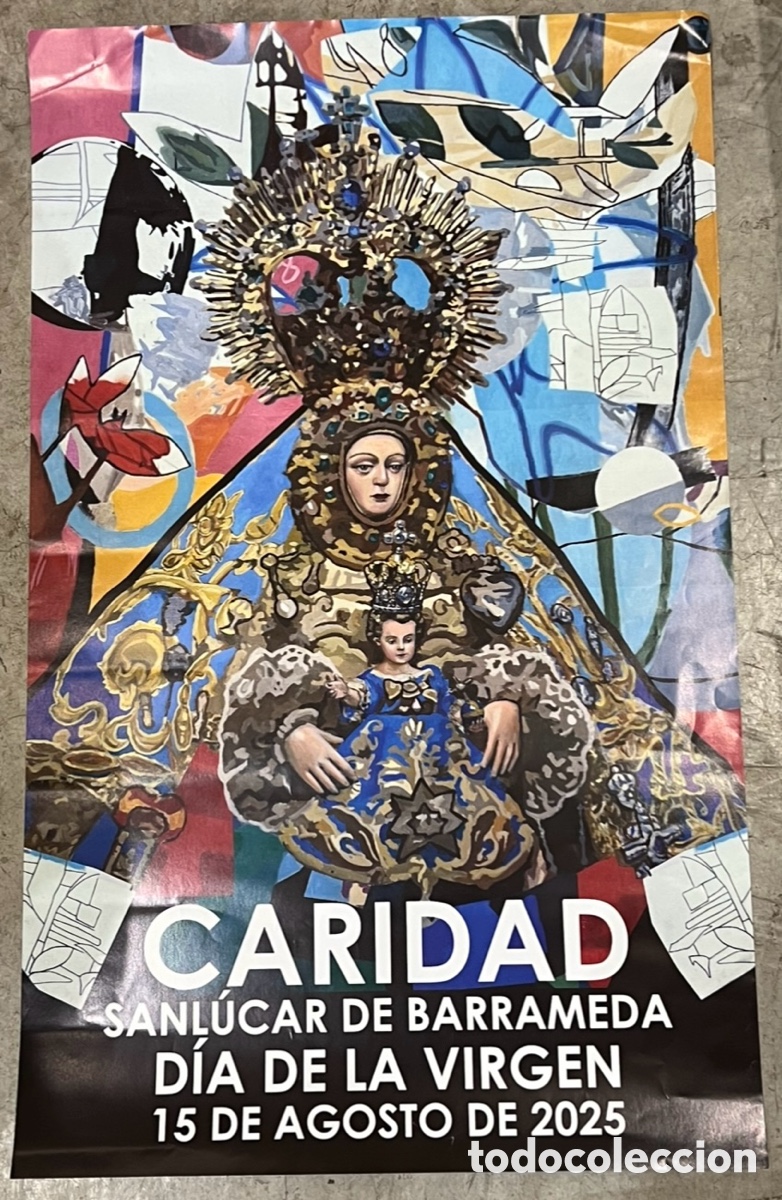Carteles feria: Cartel. CARIDAD. SAN Lucas de Barrameda. C&aacute;diz. 2025.
