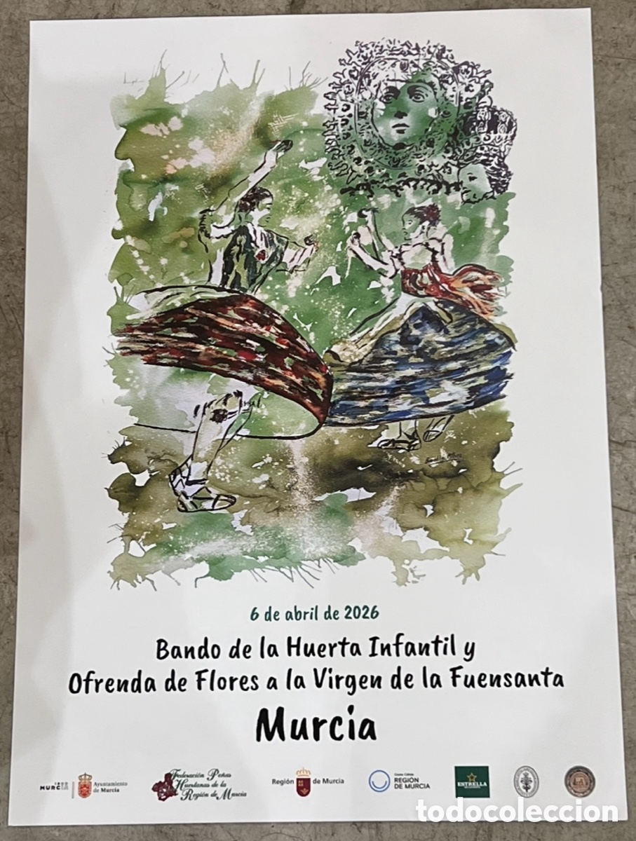 Carteles feria: Cartel. Bando de la Huerta Infantil. Buendia Mart&iacute;nez. Murcia. 2026.