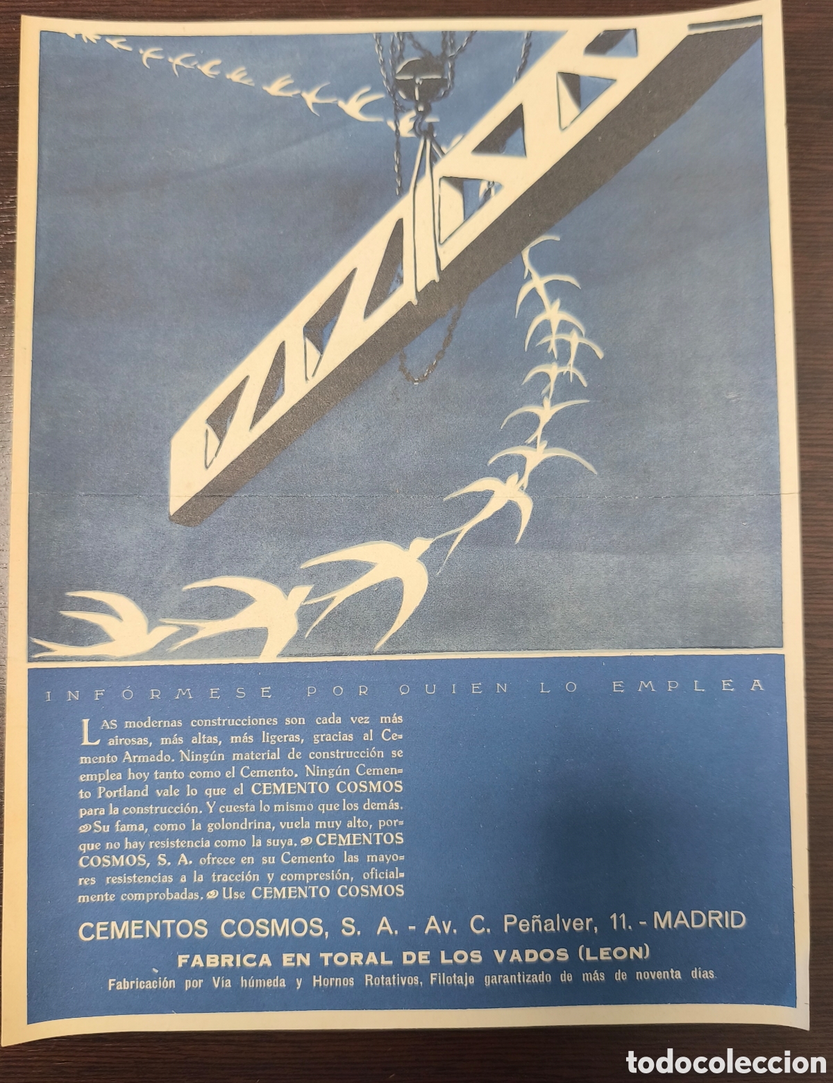 Carteles feria: Cartel cementos cosmos