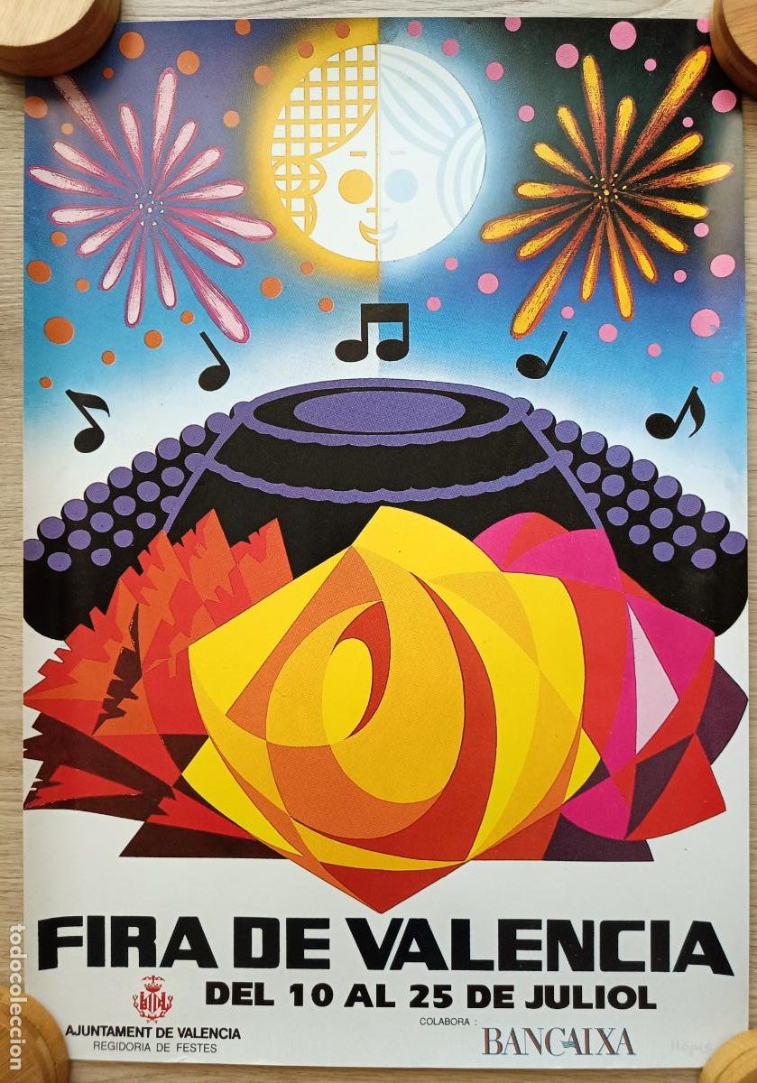Carteles feria: CARTEL FERIA DE VALENCIA LLOPIS FIRA 1993 PEQUE&Ntilde;O CFE45