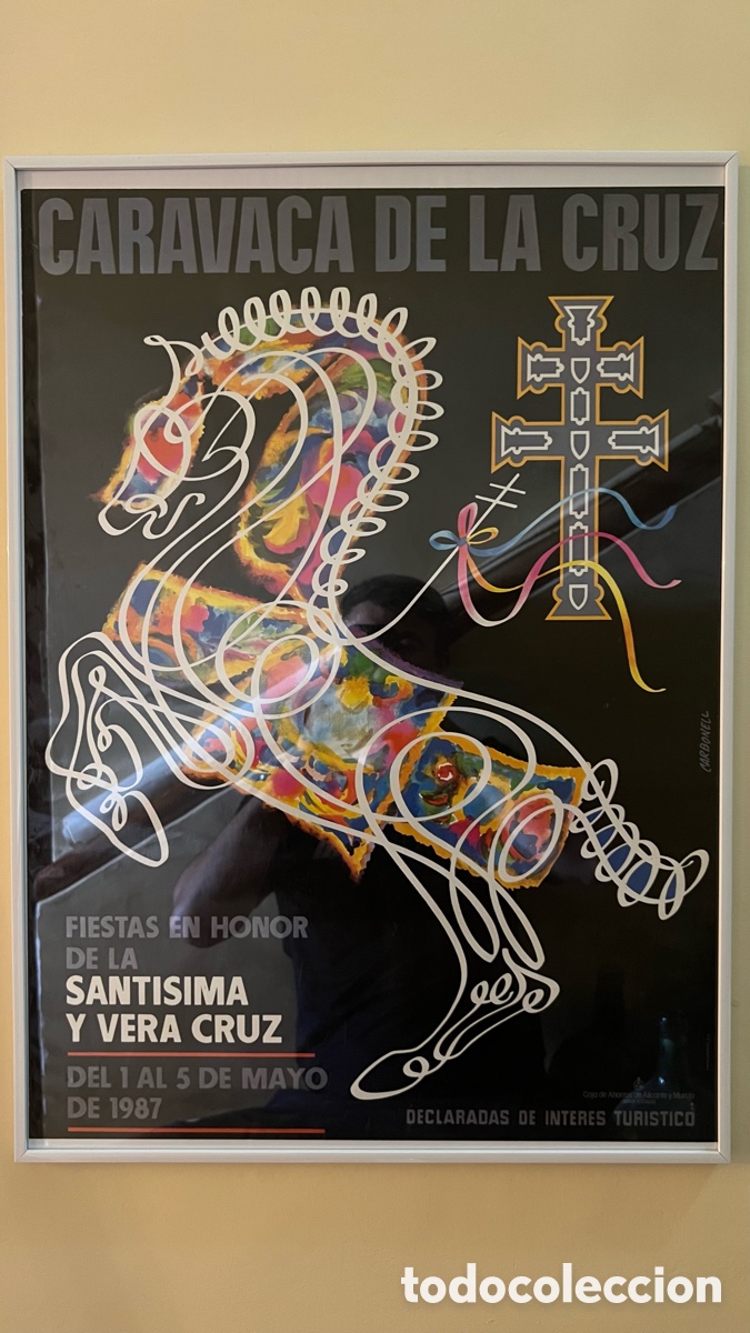 Carteles feria: Antiguo cartel de fiestas en honor de la Sant&iacute;sima Vera Cruz 1987 Caravaca de la Cruz