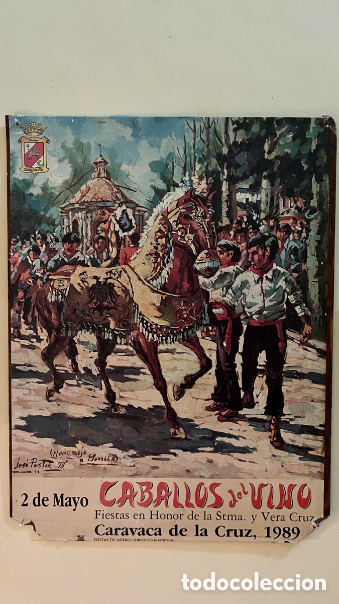 Carteles feria: Antiguo cartel de fiestas en honor de la Sant&iacute;sima Vera Cruz 1989 Caravaca de la Cruz