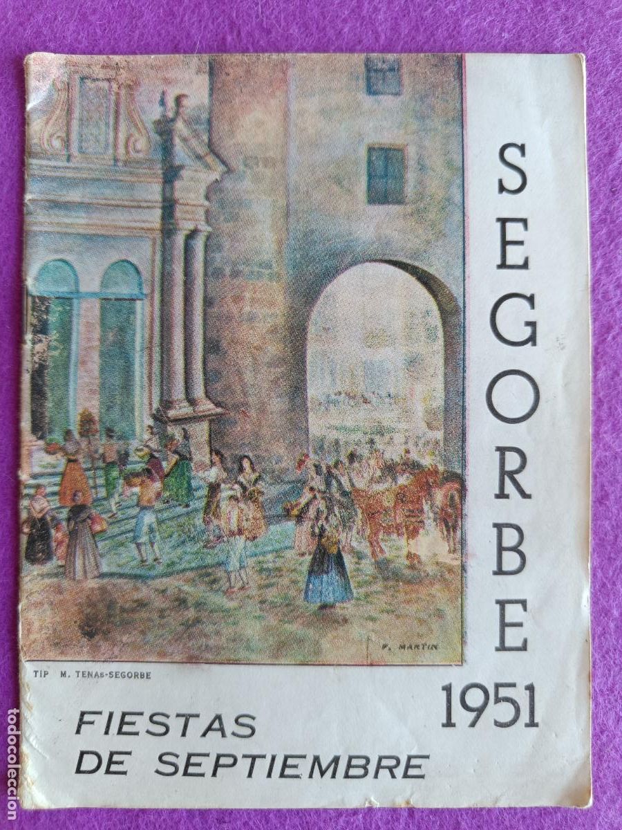 Carteles feria: LIBRO LIBRITO PROGRAMA OFICIAL SEGORBE CASTELLON 1947 FERIA Y FIESTAS LV86