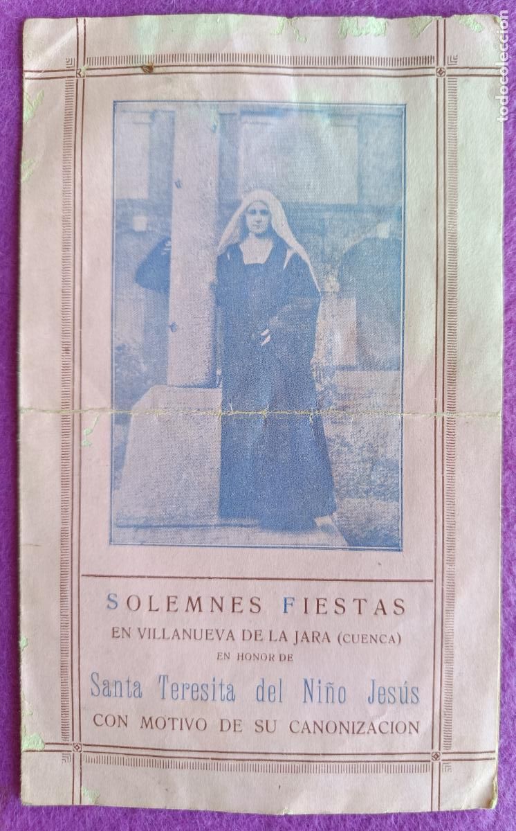 Carteles feria: LIBRO LIBRITO PROGRAMA OFICIAL SOLEMNES FIESTAS EN VILLANUEVA DE LA JARA CUENCA FERIA Y FIESTAS LV87