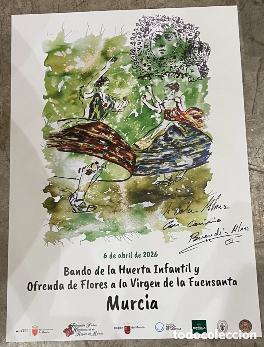 Carteles feria: Cartel. Bando de la Huerta Infantil. Murcia. Buendia Mart&iacute;nez. 2026.