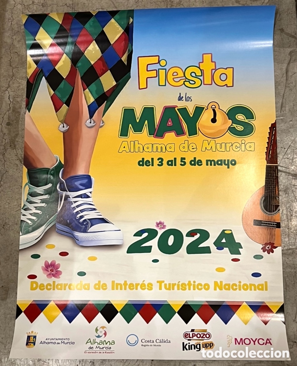 Carteles feria: Cartel. Fiesta de los Mayos. Alhama de Murcia. Murcia. 2024.