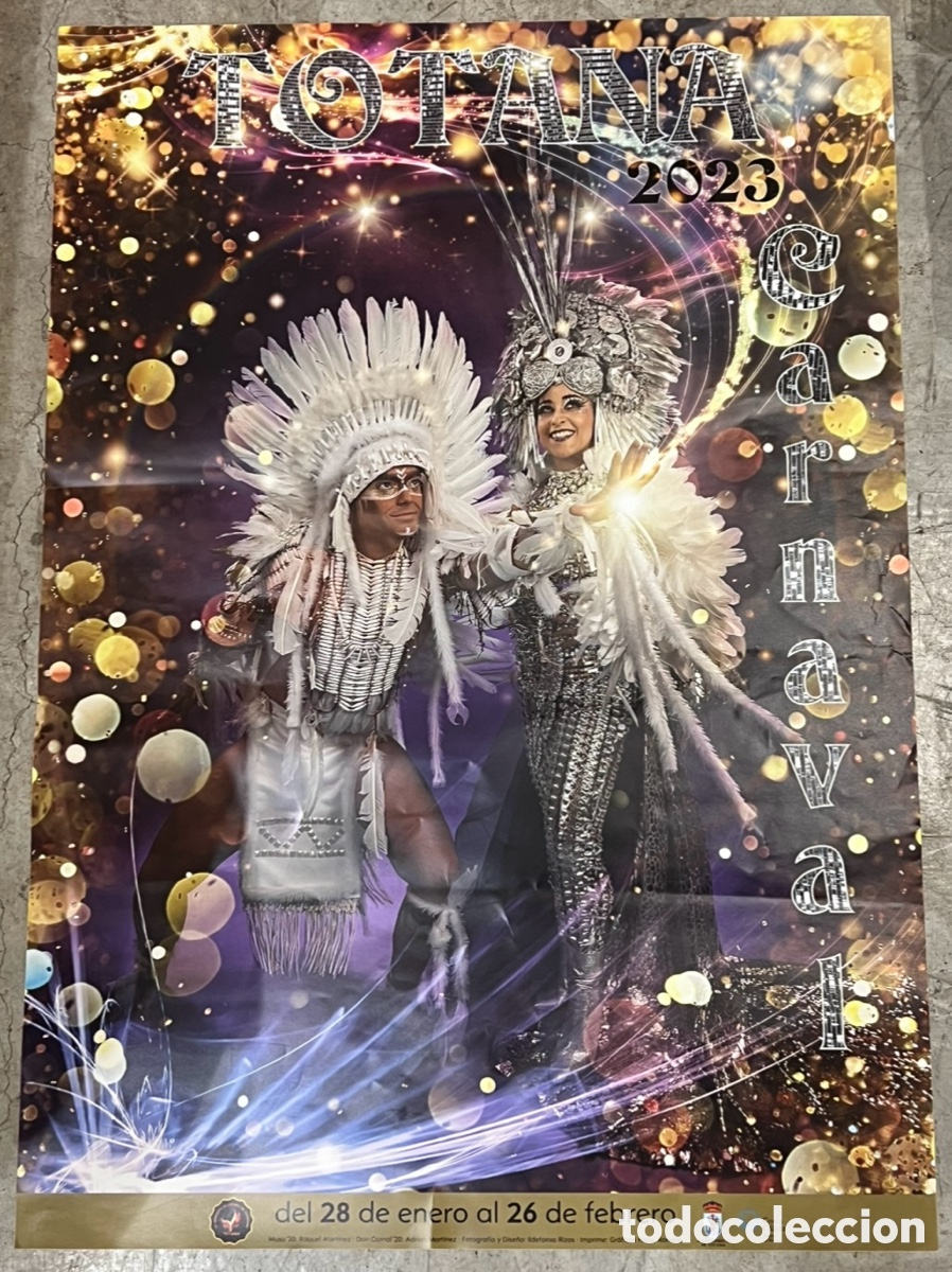 Carteles feria: Cartel. Carnaval. Totana. Murcia. 2023.