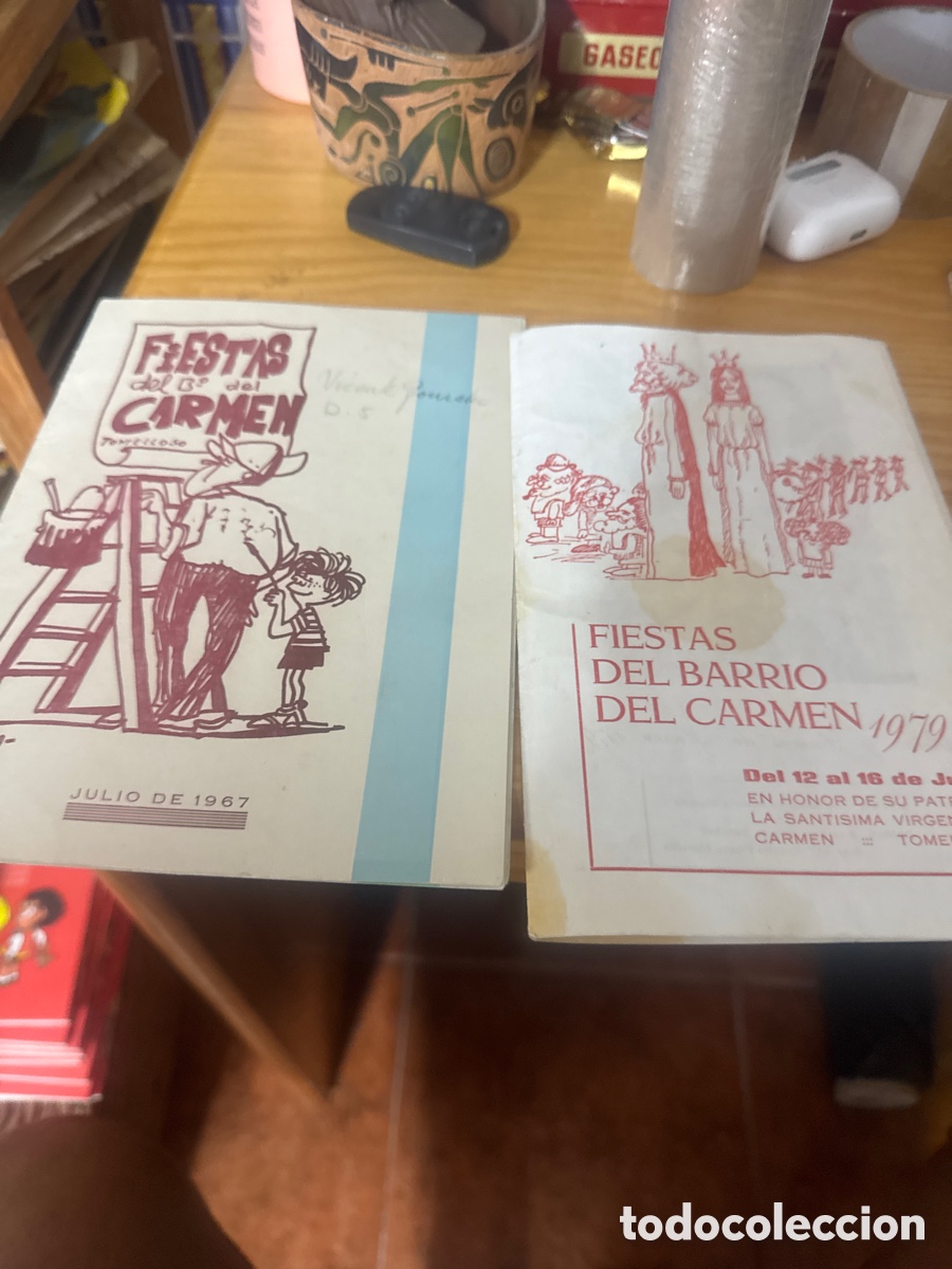 Carteles feria: Festejos del barrio del Carmen Tomelloso 67 y 79