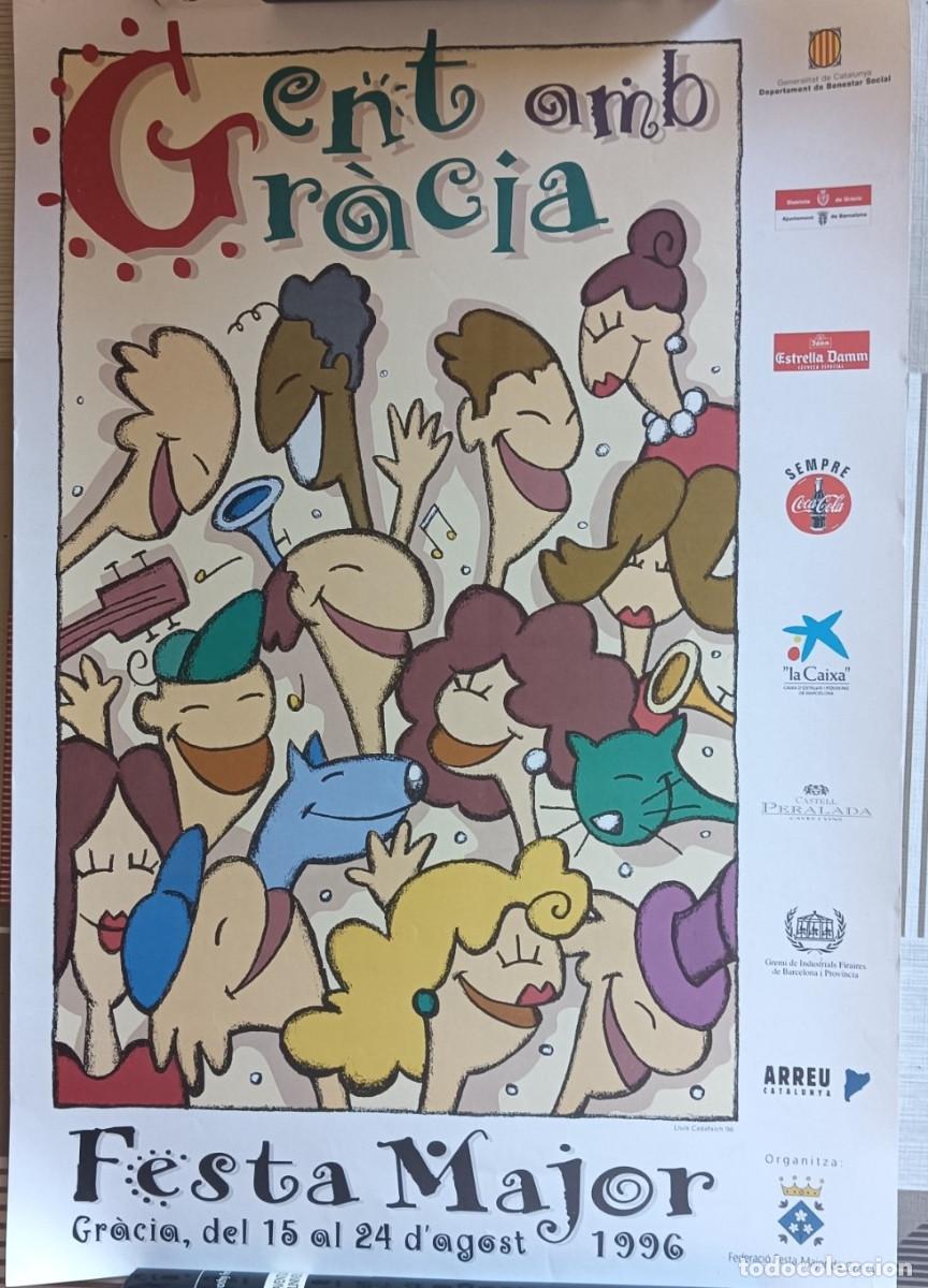 Carteles feria: Cartel Festa Major Gr&agrave;cia (1996)