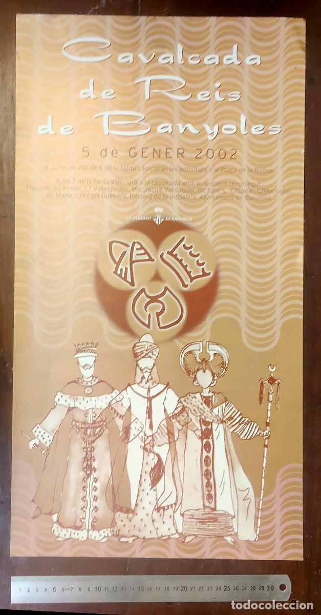 Carteles feria: poster cartel Cavalcada de Reis de Banyoles del 5 de gener de 2002