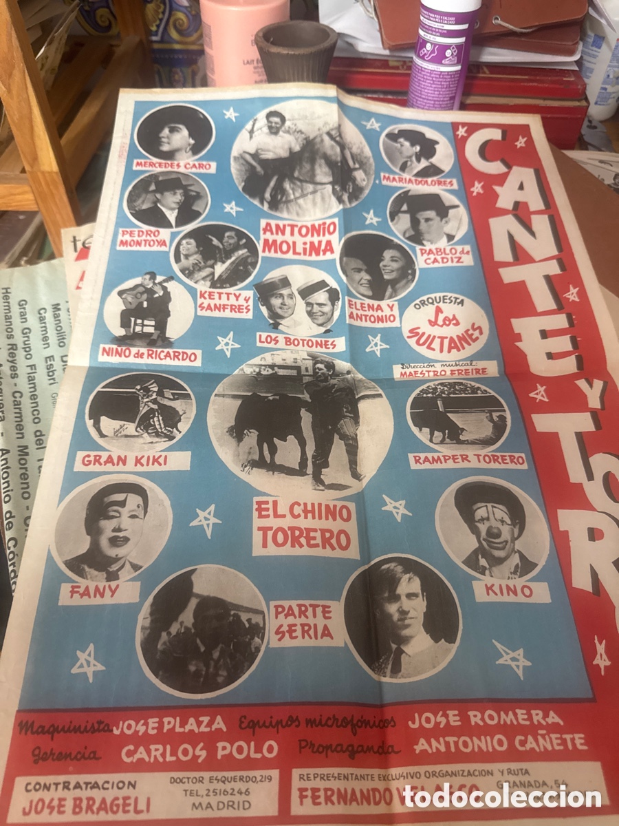 Carteles feria: Cartel de festejos, cante y toros 1965