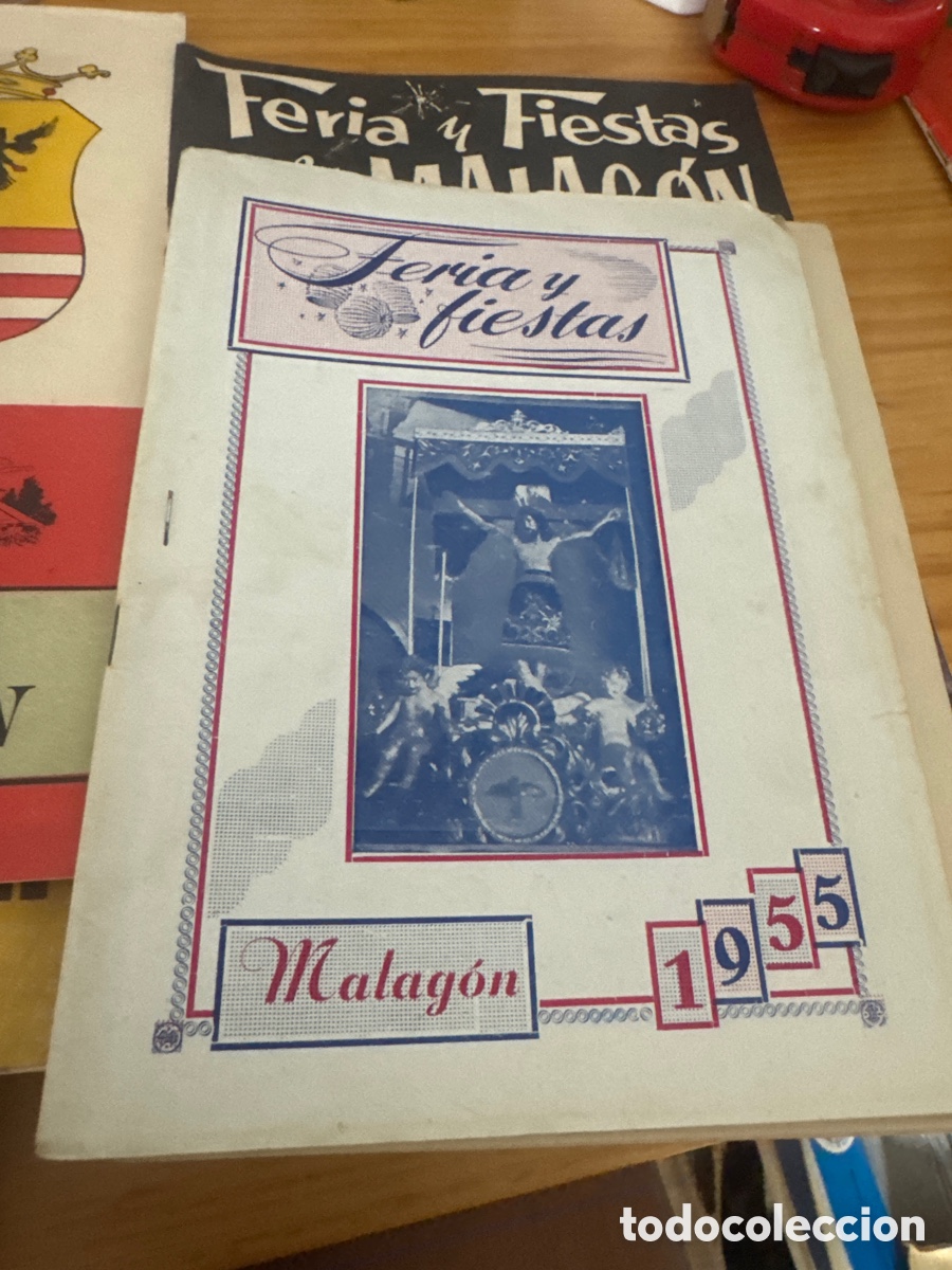Carteles feria: Festejos de feria y fiestas Malagon, 1955
