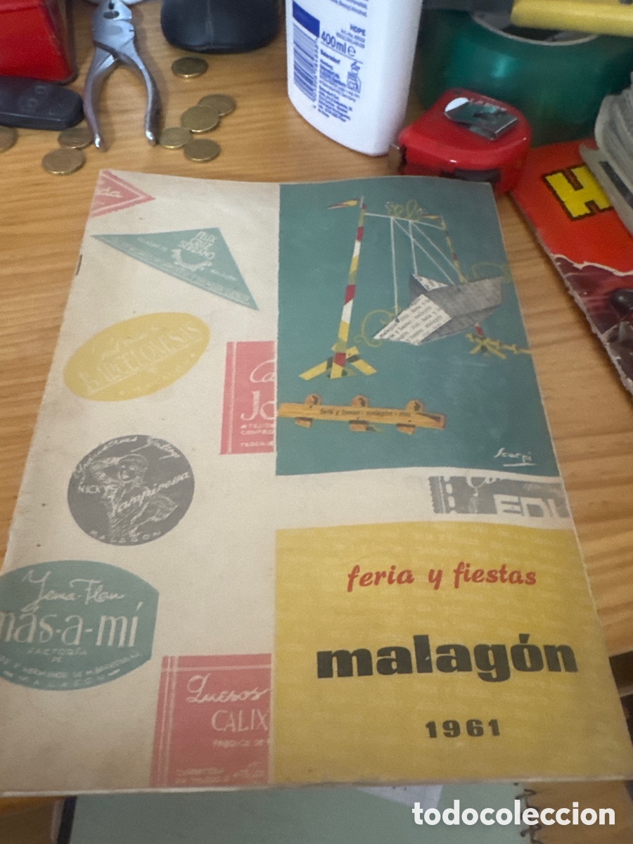 Carteles feria: Festejos de ferias y fiestas Malagon, 1961