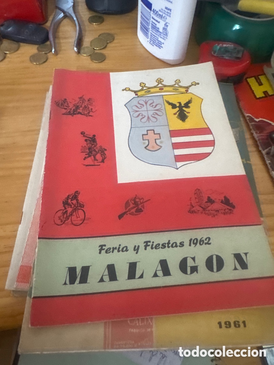 Carteles feria: Festejos, Felix y fiestas Malagon, 1962