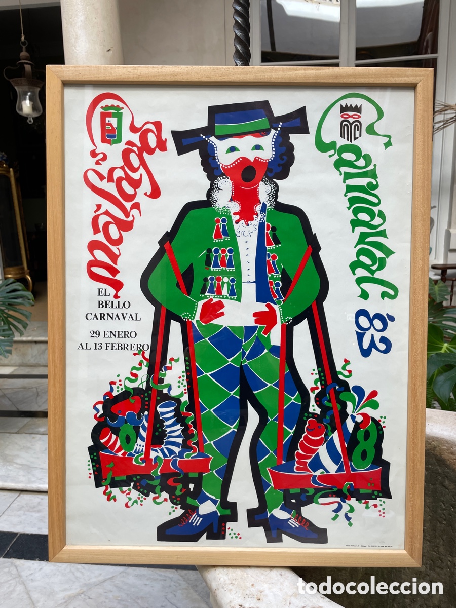 Carteles feria: Cartel Carnaval M&aacute;laga 1983