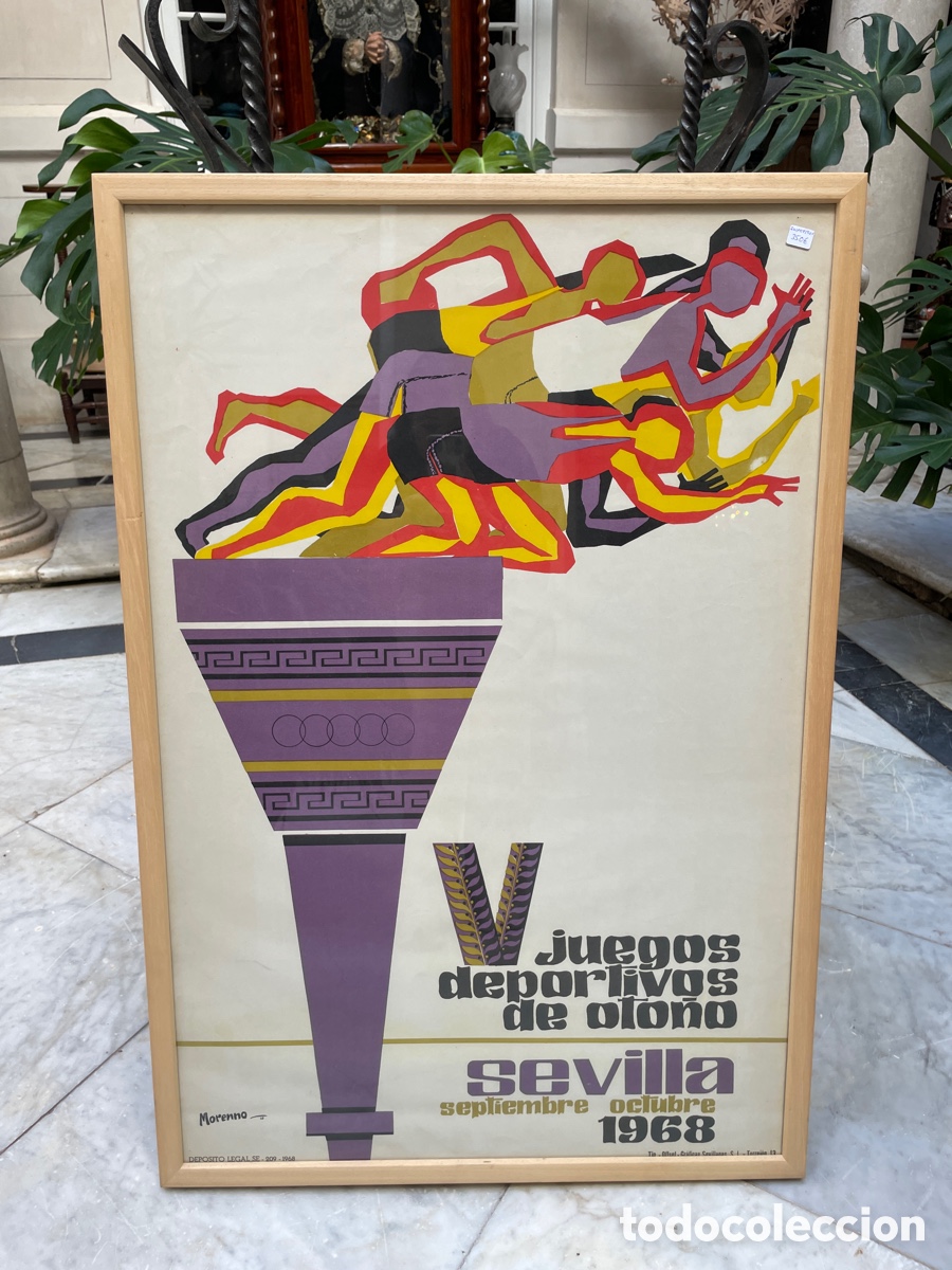 Carteles feria: Cartel V Juegos Deportivos de Oto&ntilde;o Sevilla 1968