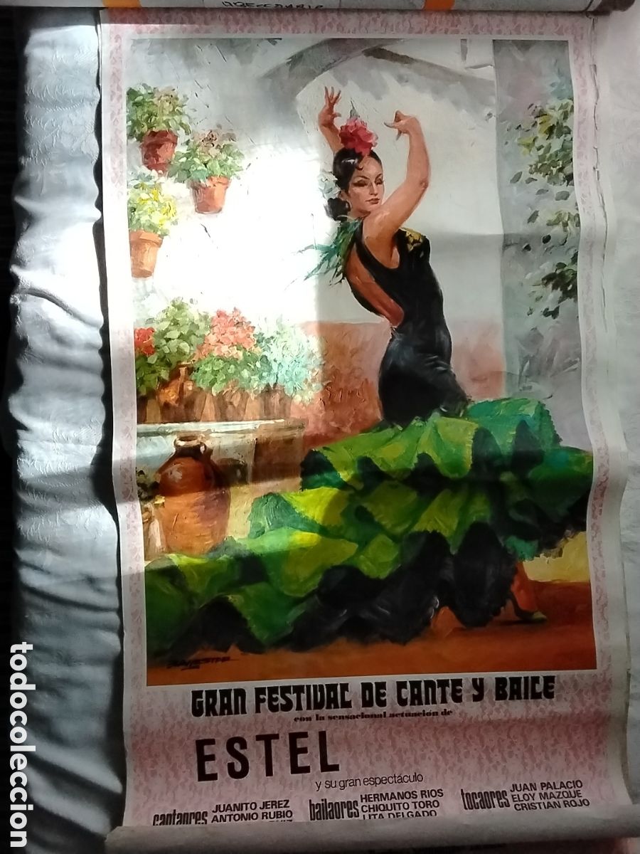 Affissi Fiera: CARTEL GRAN FESTIVAL DE CANTE Y BAILE 1973