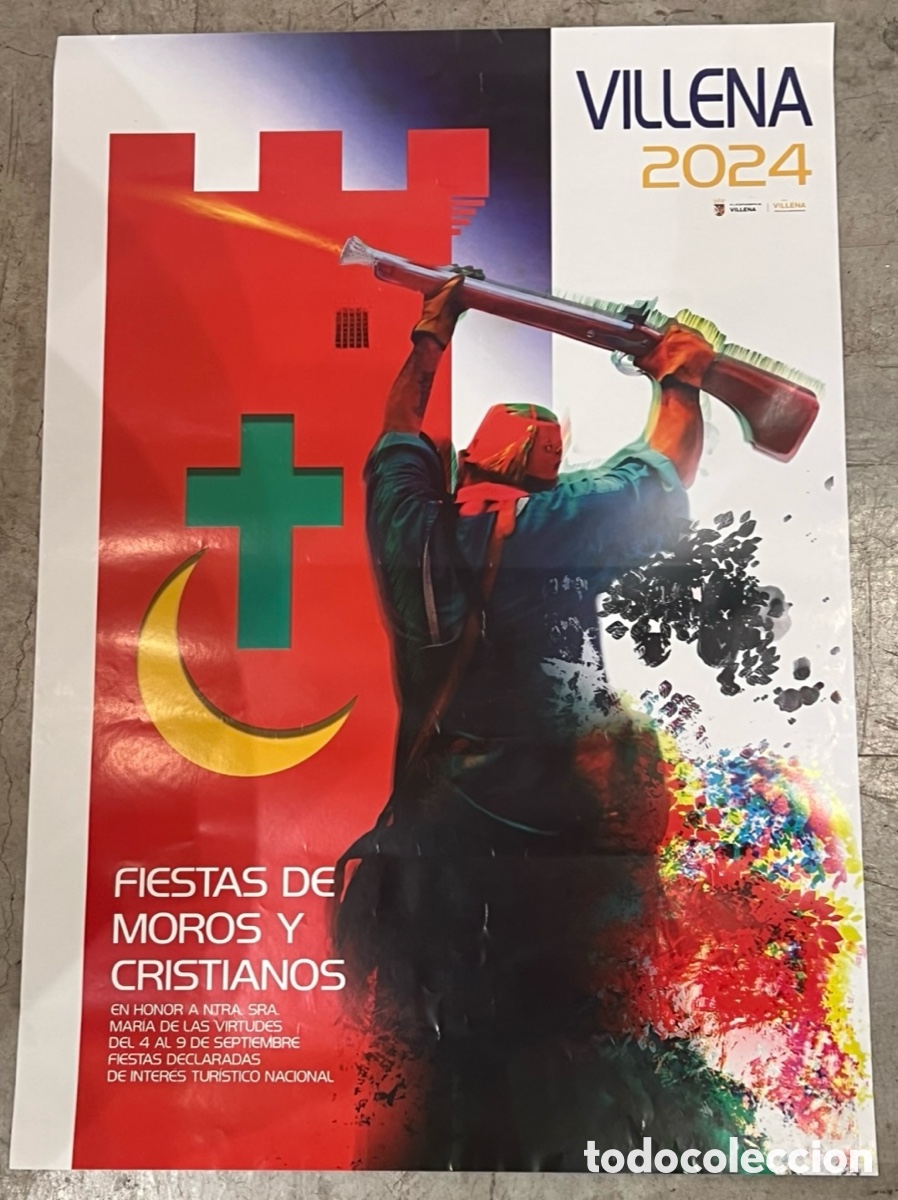 Carteles feria: Cartel. Fiesta de Moros y Cristianos. Villena. Alicante. 2024.