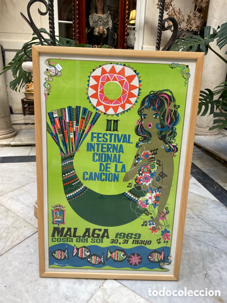 Carteles feria: Cartel II Festival Internacional de la Canci&oacute;n 1969