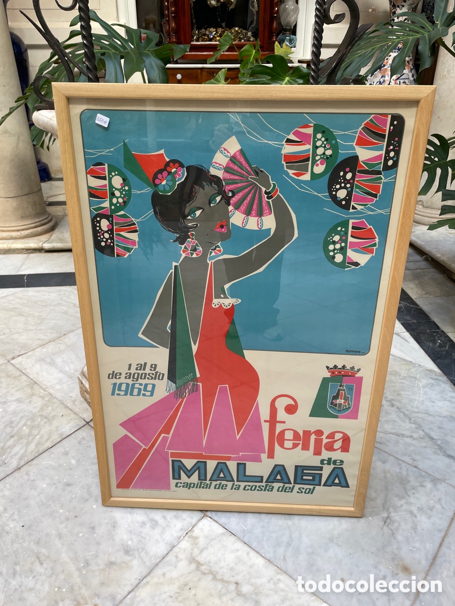 Carteles feria: Cartel Feria de M&aacute;laga 1969