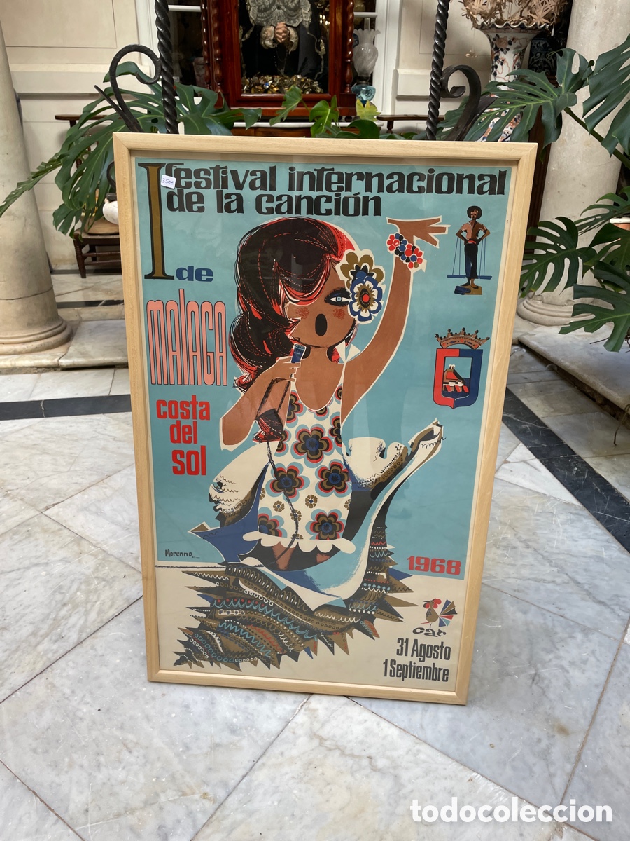 Carteles feria: Cartel I Festival Internacional de la Canci&oacute;n 1968
