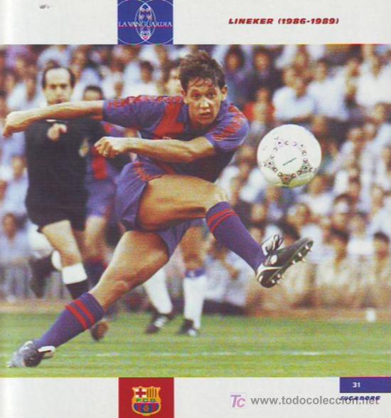 Coleccionismo deportivo: BAR&Ccedil;A : L&aacute;mina de GARY LINEKER - Foto 1